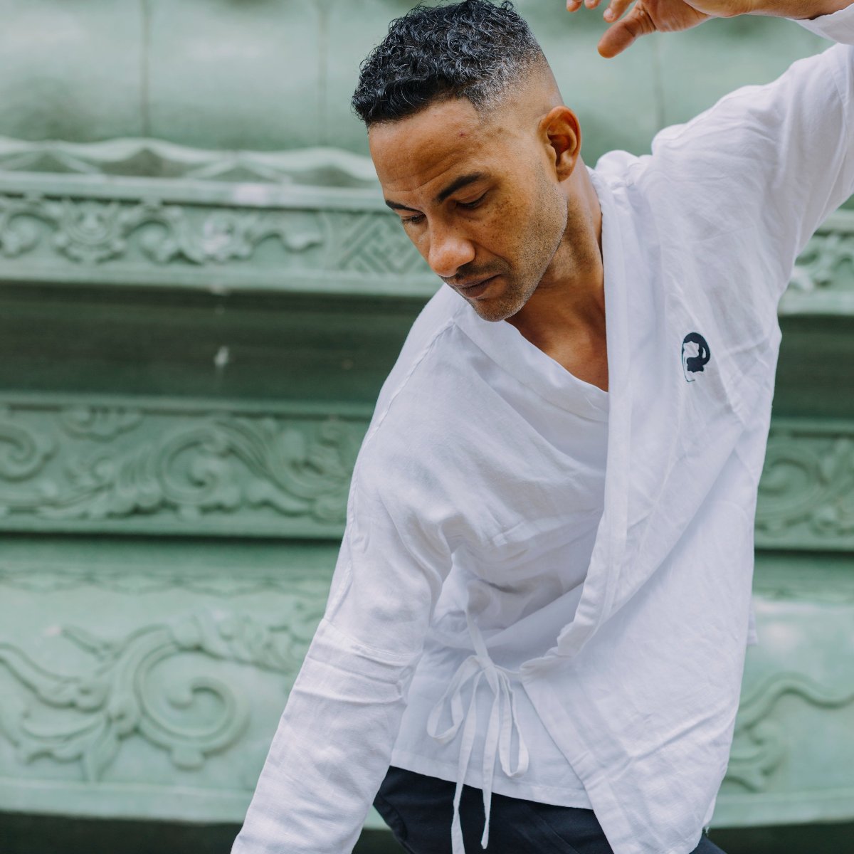 Men's Taoist Serenity Pants - White Tiger Qigong