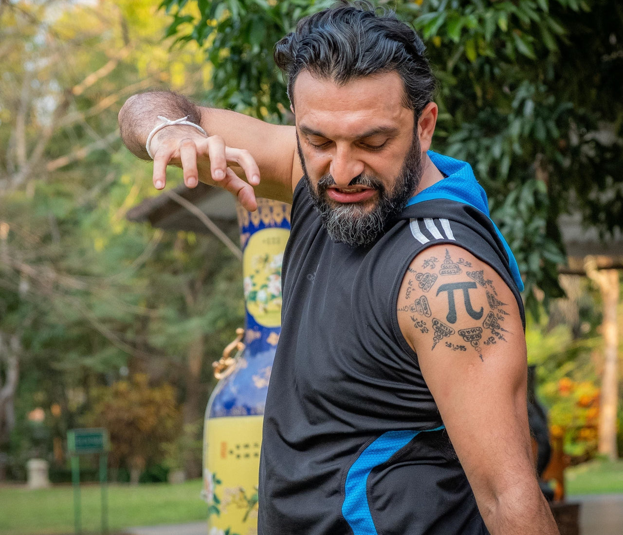 Meet Raja - a 46-year-old father of 6 and a certified White Tiger Qigong Instructor