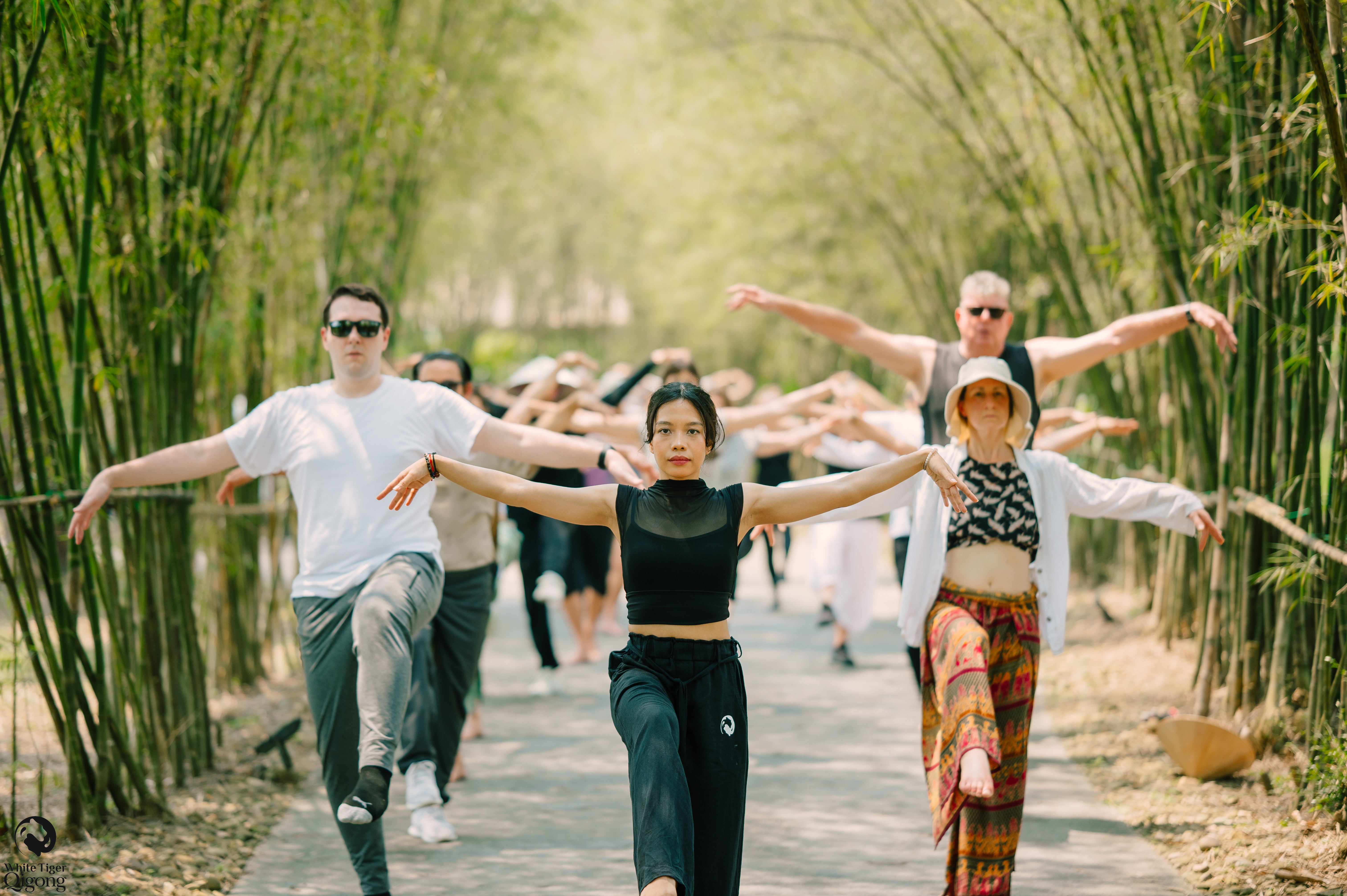 White Tiger Qigong practitioner