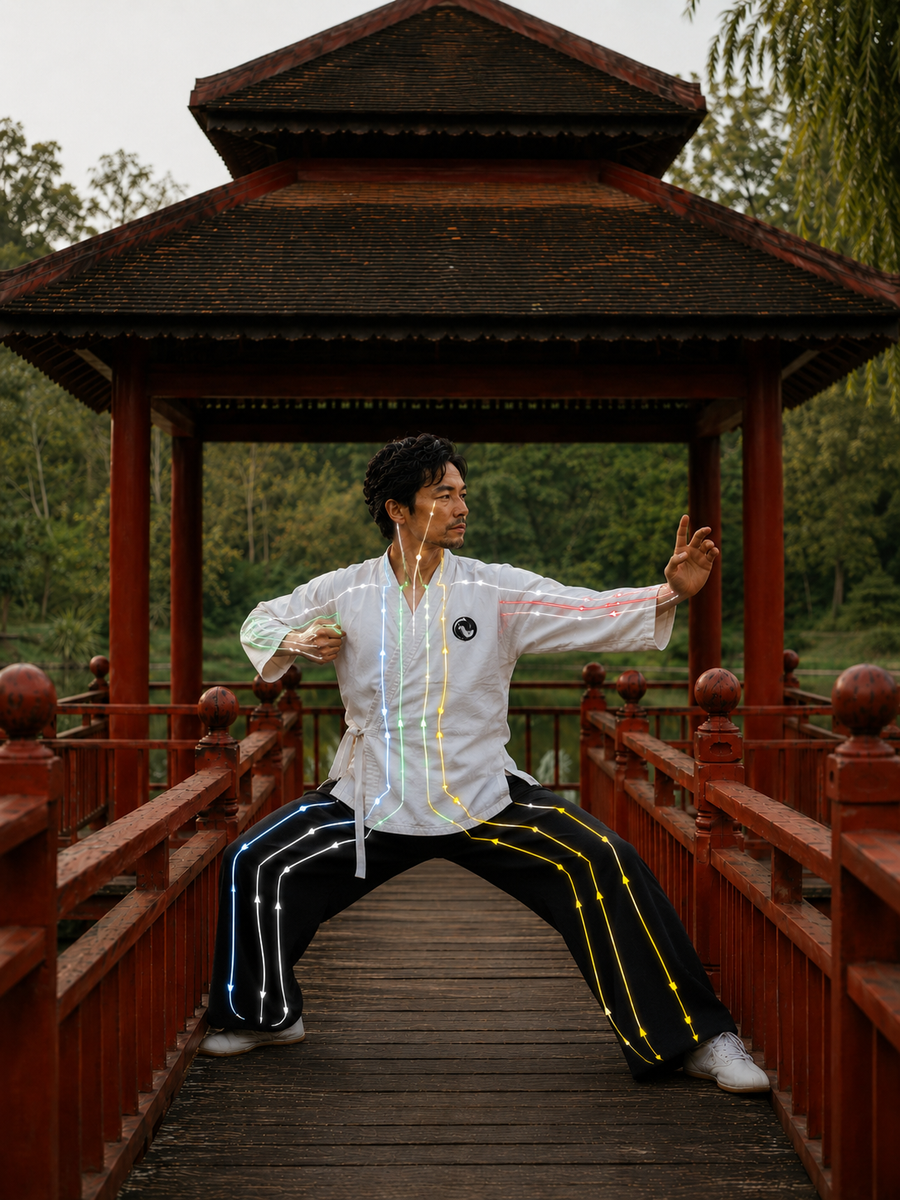 Qigong monk Chinese medicine prescription principles during the Prescription level of Ba Duan Jin training