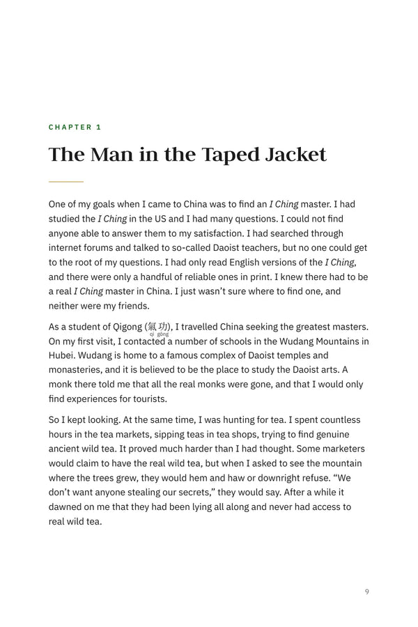 Page 9: the opening of chapter 1, The Man in the Taped Jacket