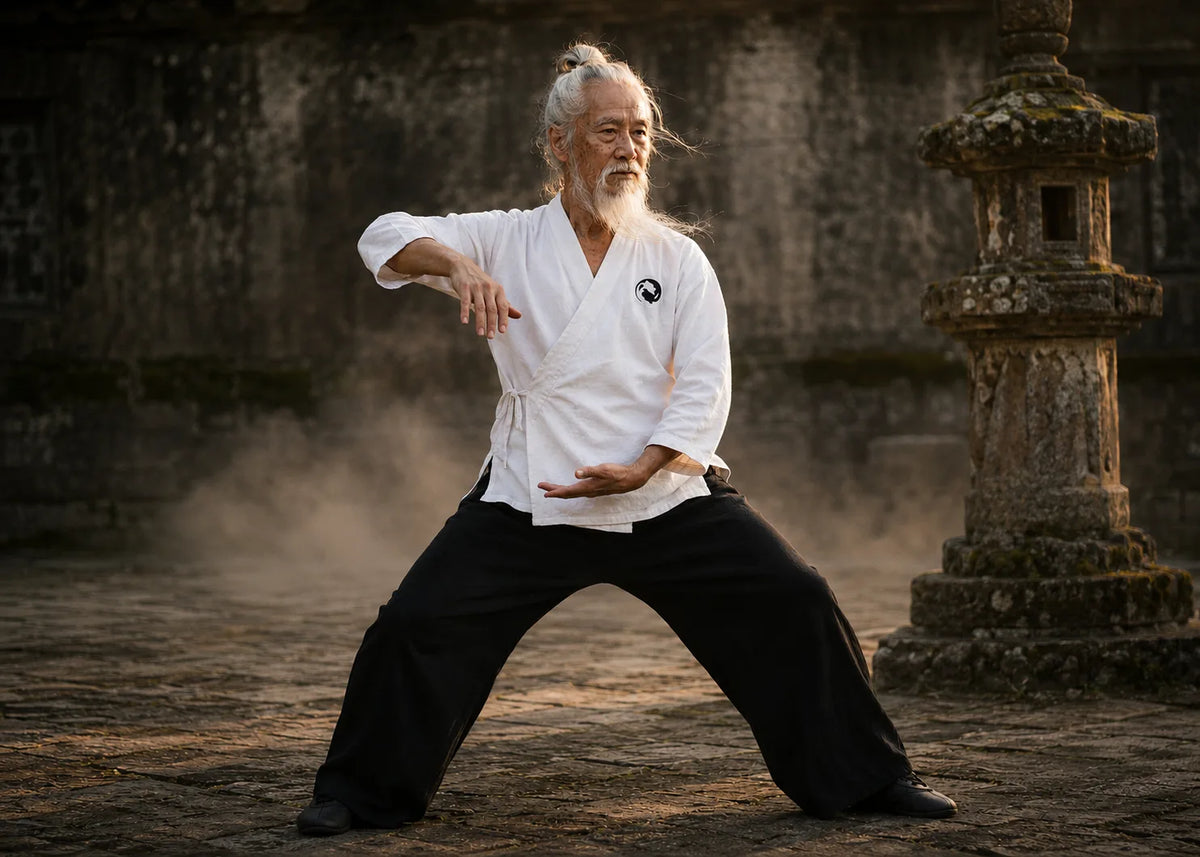 White Tiger Qigong practitioner