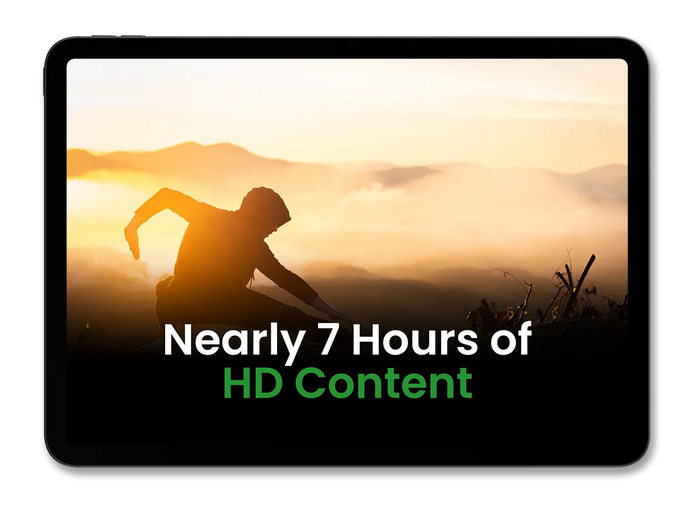 Nearly 7 Hours of HD Content